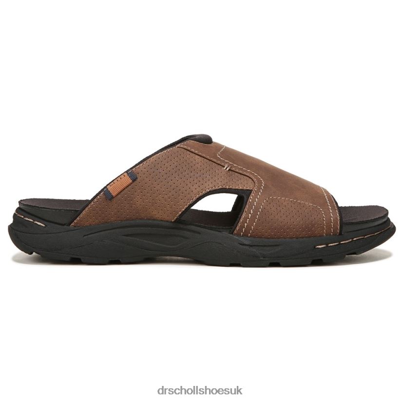 Men Hawthorne Slide Sandal 88LBTP301 Dr Scholl\s Brown