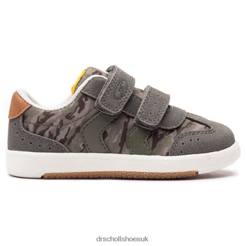Toddler/Little Kid Kameron Sneaker 88LBTP324 Dr Scholl\s Charcoal Camo