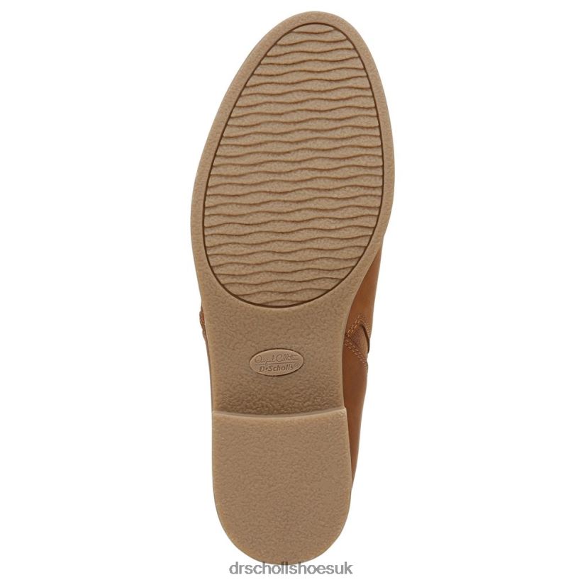Unisex Avenue Zip Ankle Bootie 88LBTP99 Dr Scholl\s Brown Leather