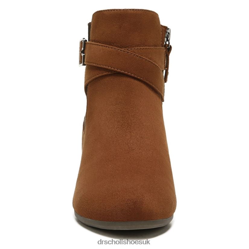 Unisex Berlin Wedge Bootie 88LBTP241 Dr Scholl\s Copper Brown Fabric
