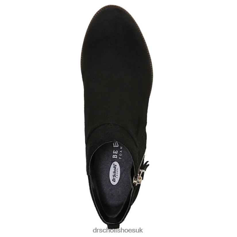 Unisex Brianna Bootie 88LBTP135 Dr Scholl\s Black Microfiber