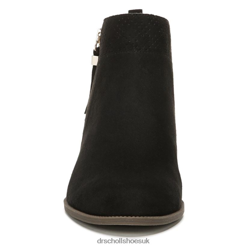 Unisex Brianna Bootie 88LBTP135 Dr Scholl\s Black Microfiber
