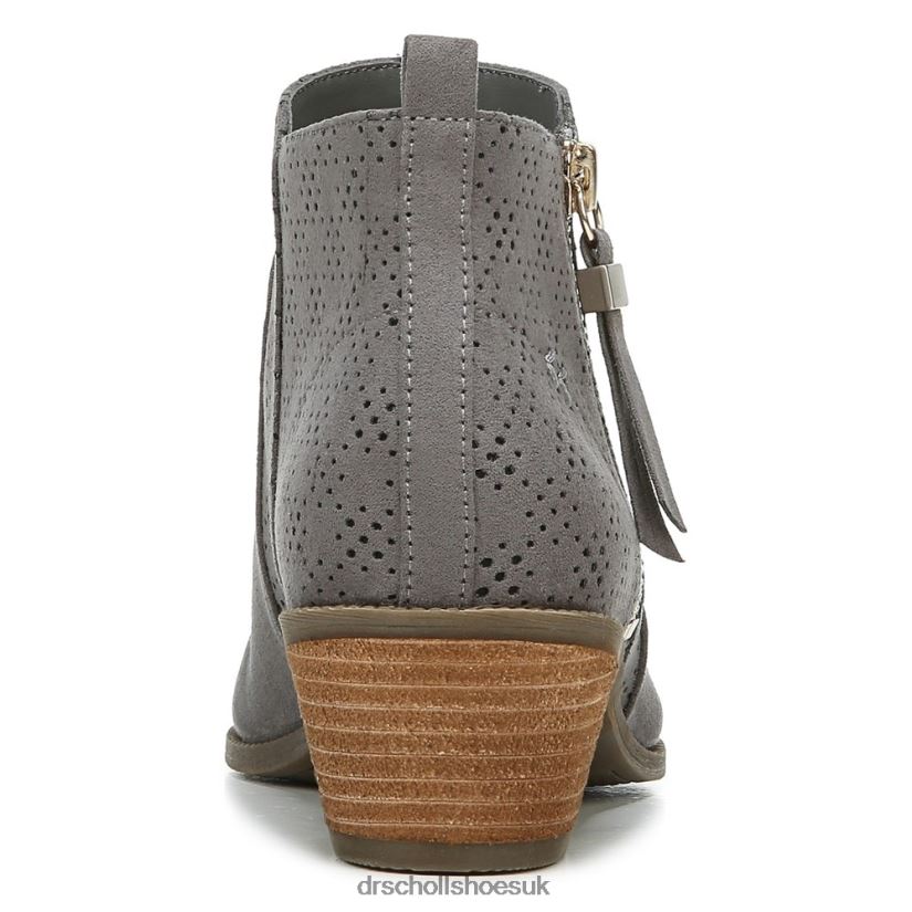 Unisex Brianna Bootie 88LBTP136 Dr Scholl\s Dark Shadow Grey Microfiber
