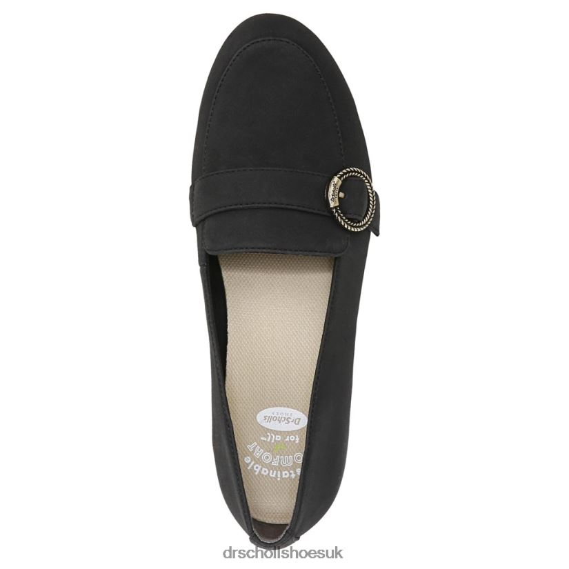 Unisex Brooke Wedge 88LBTP237 Dr Scholl\s Black Synthetic