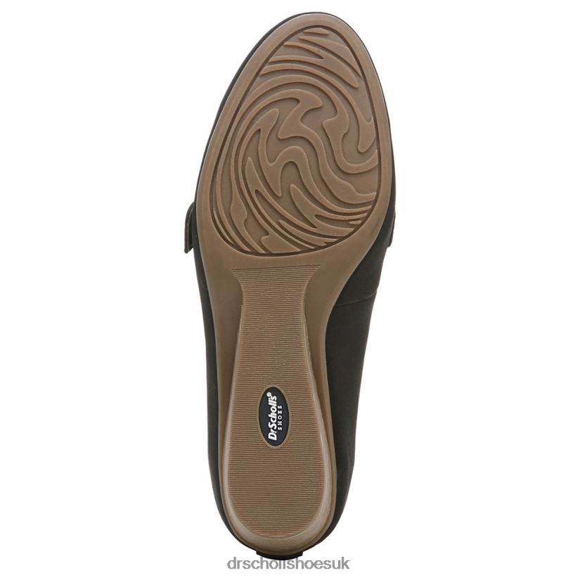 Unisex Brooke Wedge 88LBTP237 Dr Scholl\s Black Synthetic