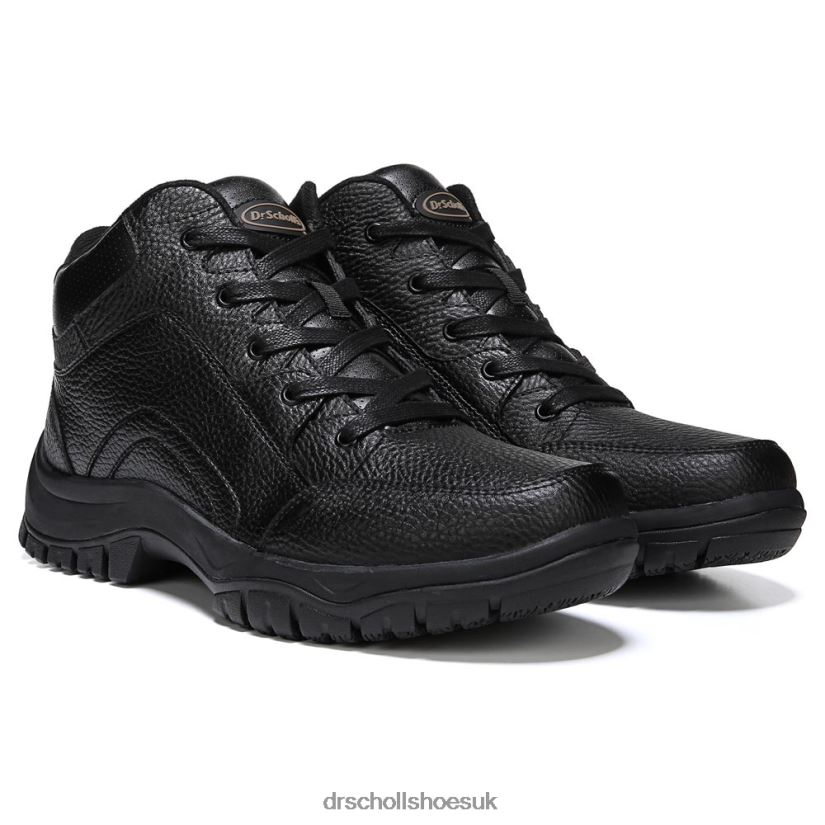Unisex Charge Slip Resistant Work Boot 88LBTP294 Dr Scholls Black Leather