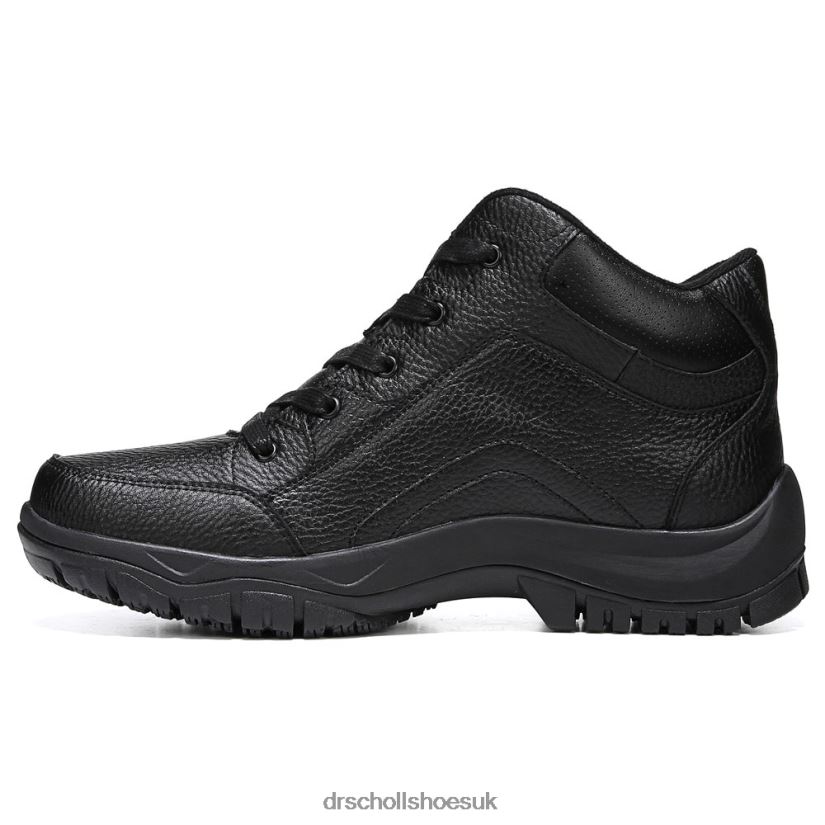 Unisex Charge Slip Resistant Work Boot 88LBTP294 Dr Scholl\s Black Leather