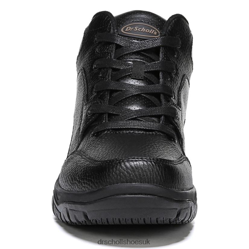 Unisex Charge Slip Resistant Work Boot 88LBTP294 Dr Scholl\s Black Leather