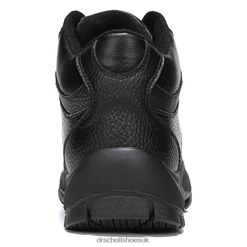 Unisex Charge Slip Resistant Work Boot 88LBTP294 Dr Scholl\s Black Leather