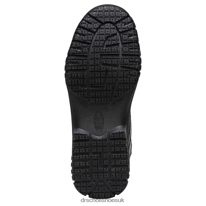 Unisex Charge Slip Resistant Work Boot 88LBTP294 Dr Scholl\s Black Leather