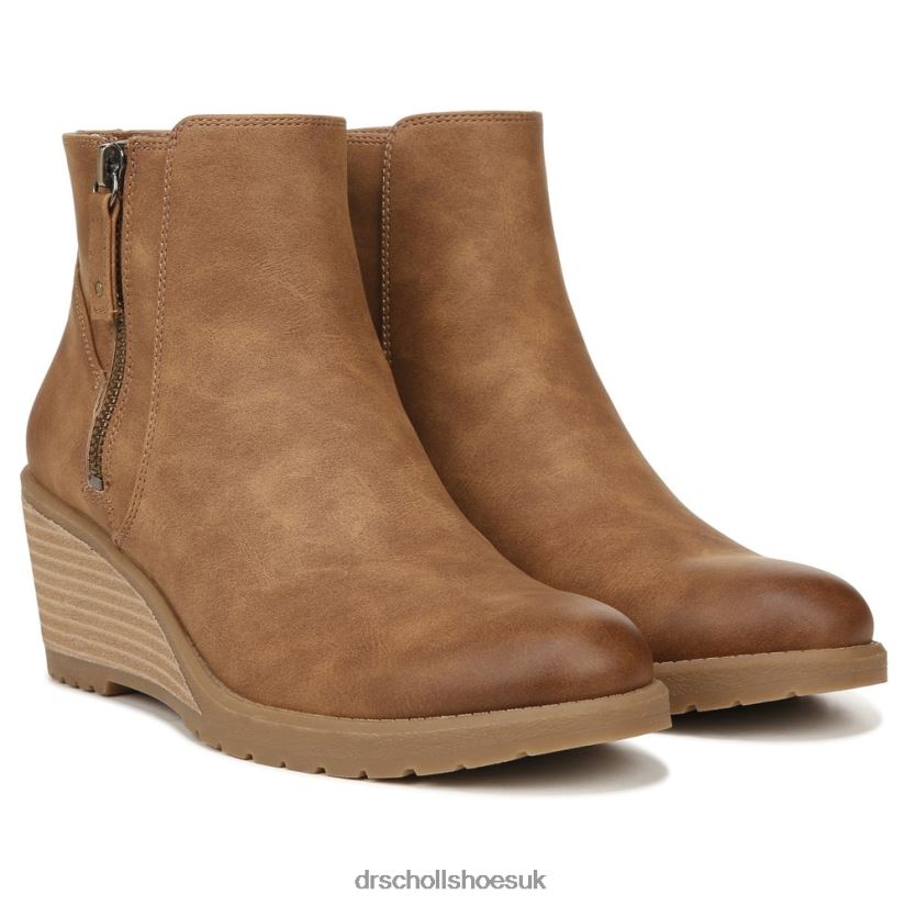Unisex Chloe Ankle Bootie 88LBTP110 Dr Scholls Brown Synthetic