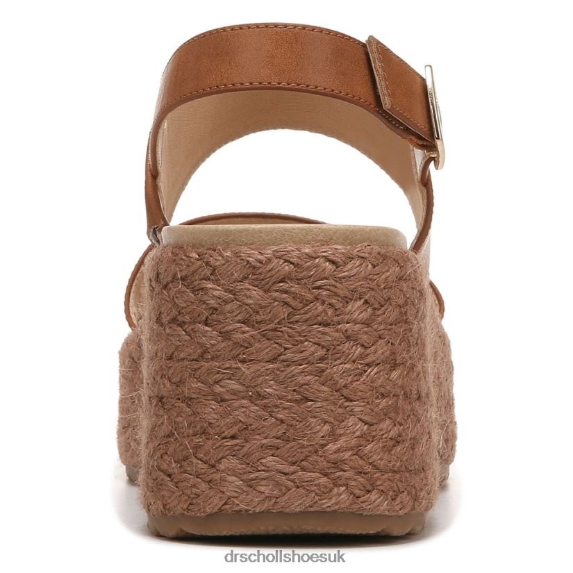 Unisex Delaney Wedge Sandal 88LBTP236 Dr Scholl\s Honey