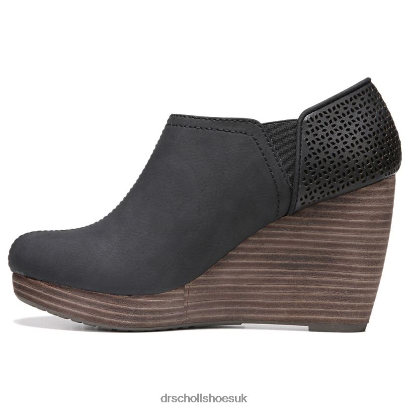 Unisex Harlow Wedge Bootie 88LBTP149 Dr Scholl\s Black