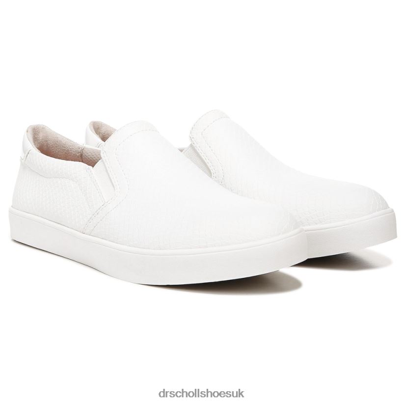 Unisex Madison Slip On Sneaker 88LBTP31 Dr Scholls White Lizard