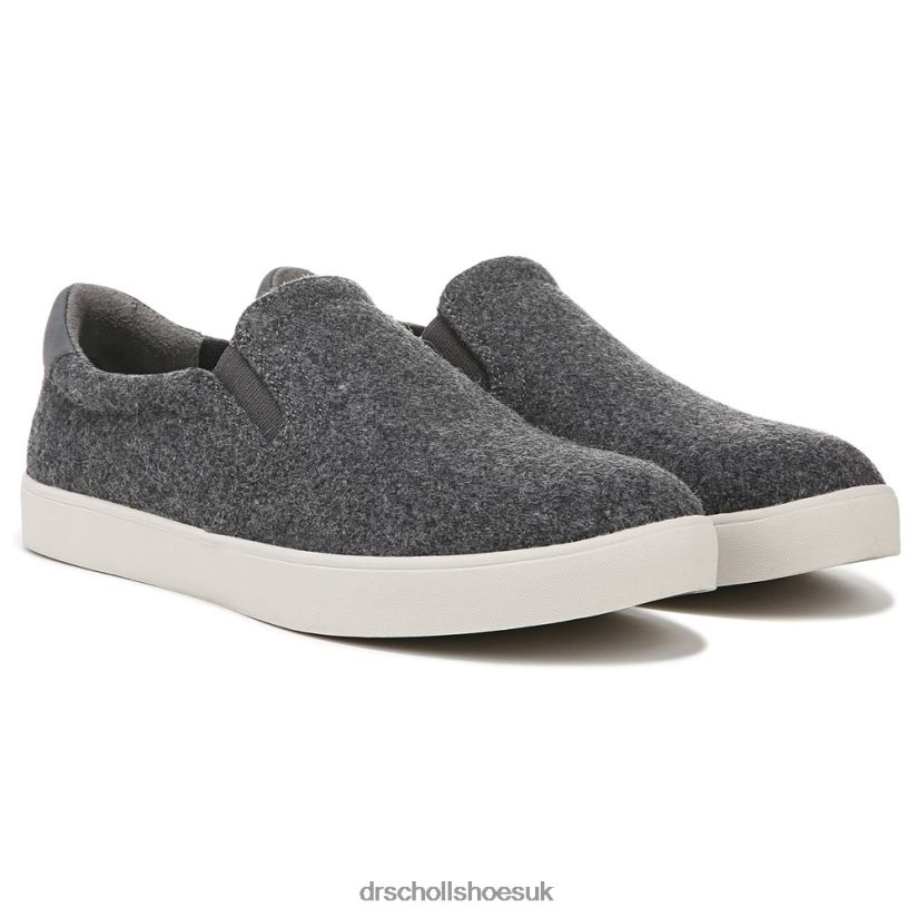 Unisex Madison Slip On Sneaker 88LBTP36 Dr Scholls Charcoal Fabric