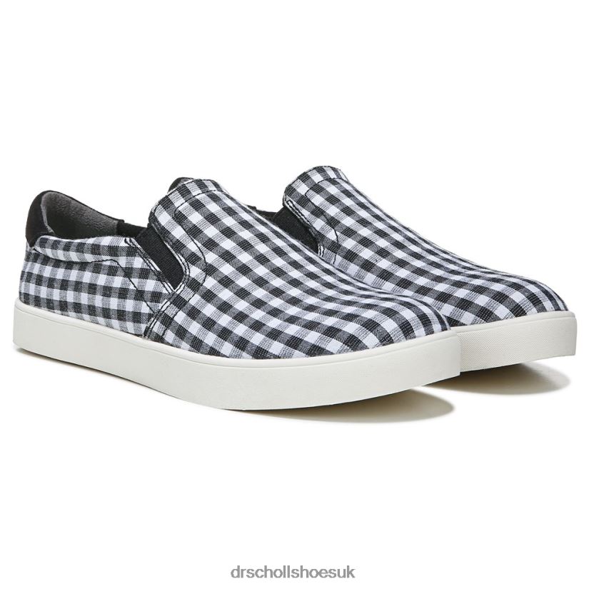 Unisex Madison Slip On Sneaker 88LBTP40 Dr Scholls Black Gingham
