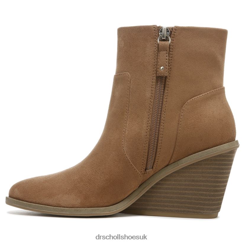 Unisex Mirage Wedge Bootie 88LBTP169 Dr Scholl\s Chip Brown Fabric