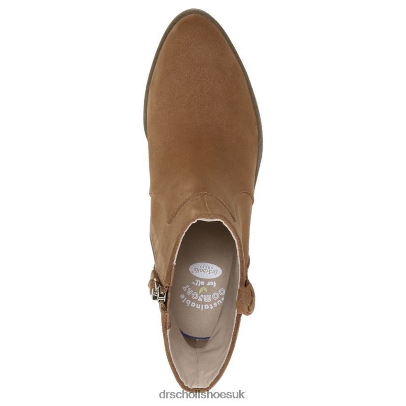 Unisex Mirage Wedge Bootie 88LBTP169 Dr Scholl\s Chip Brown Fabric