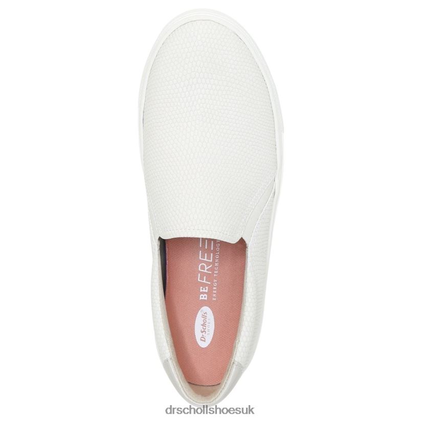 Unisex Nova Slip On Sneaker 88LBTP64 Dr Scholl\s White Snake Print