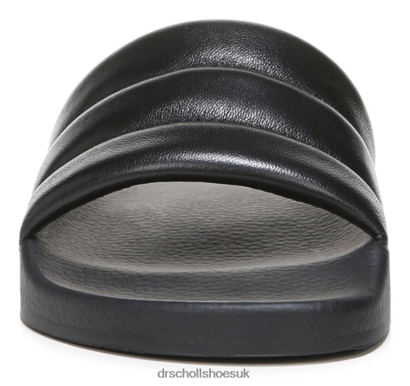 Unisex Pisces Chill Slide Sandal 88LBTP209 Dr Scholl\s Black Leather