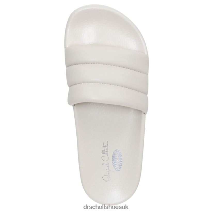 Unisex Pisces Chill Slide Sandal 88LBTP210 Dr Scholl\s Beige Leather