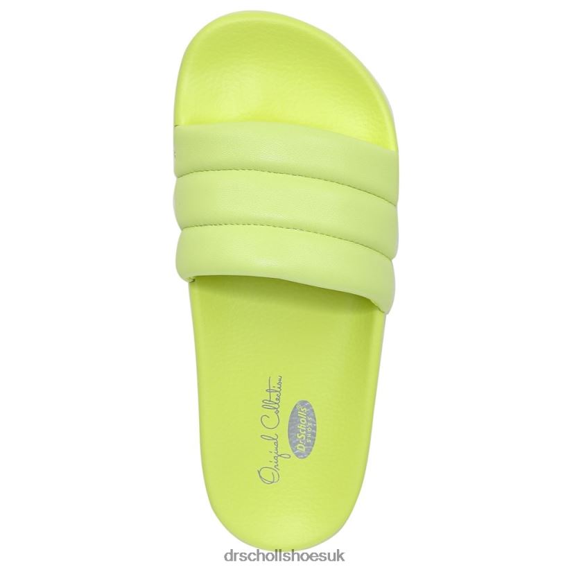 Unisex Pisces Chill Slide Sandal 88LBTP211 Dr Scholl\s Lime Leather